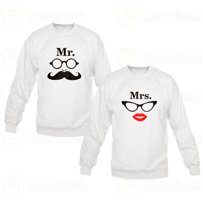  Sweat  shirts  Couple  Mr Mrs Teewinek